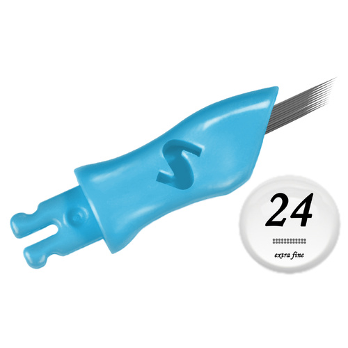 PMU 24 Prong Eyebrow Needle