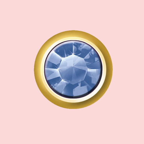 Mount Studs Gold Mini September - Sapphire